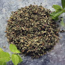 Load image into Gallery viewer, peppermint green tea detail