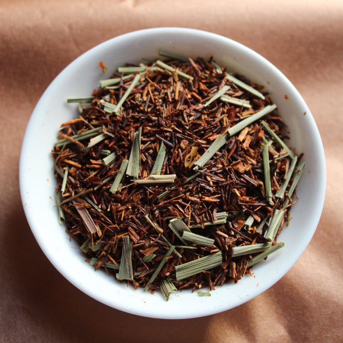 Lemon rooibos from above